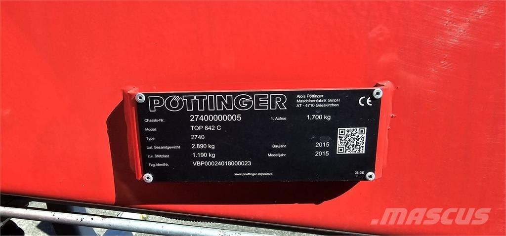 Pöttinger TOP 842C معدات حصد