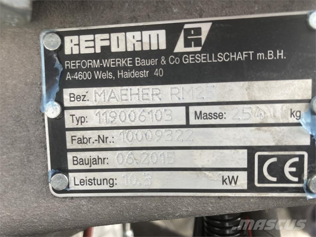 Reform RM 25 Hydro ركوب الحشائش