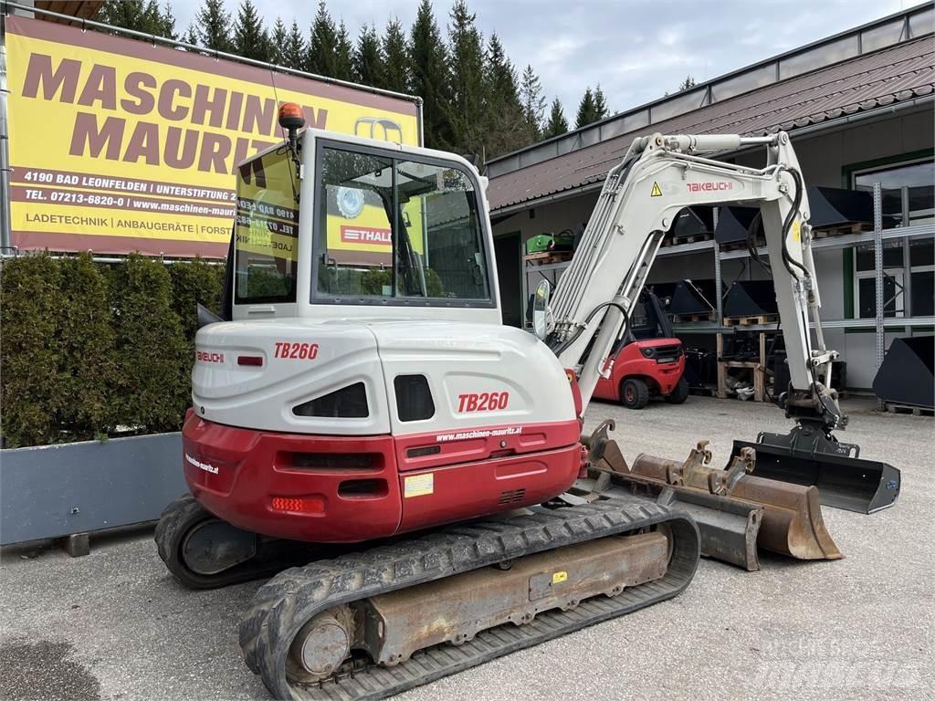 Takeuchi TB 260 حفارات صغيرة أقل من 7 طن (حفارات صغيرة)