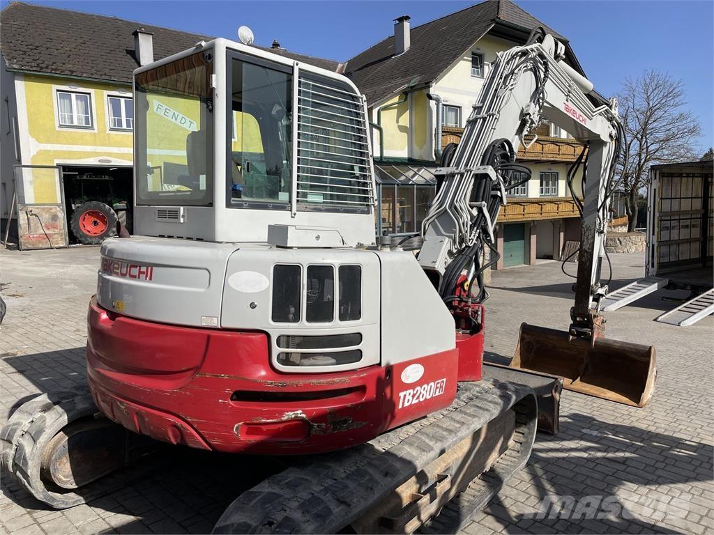 Takeuchi TB 280 FR حفارات صغيرة أقل من 7 طن (حفارات صغيرة)