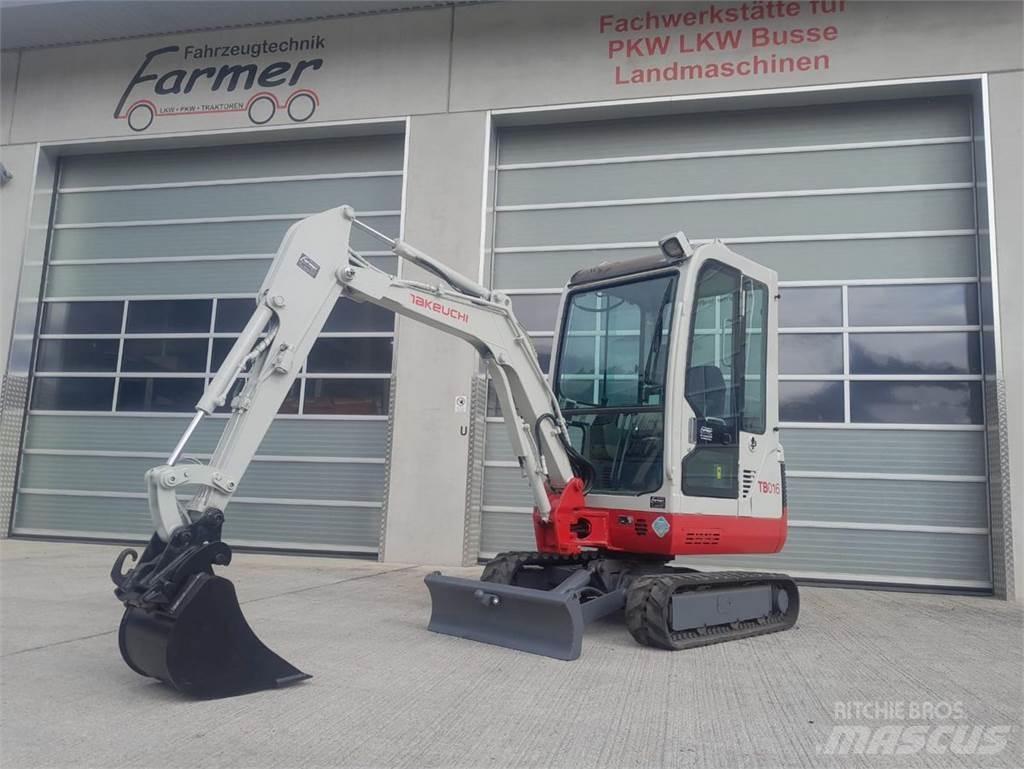 Takeuchi TB016 حفارات صغيرة أقل من 7 طن (حفارات صغيرة)