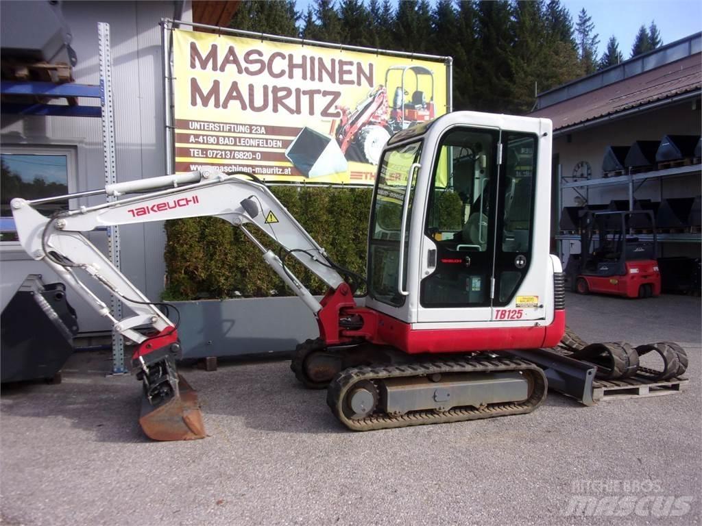 Takeuchi TB125 حفارات صغيرة أقل من 7 طن (حفارات صغيرة)