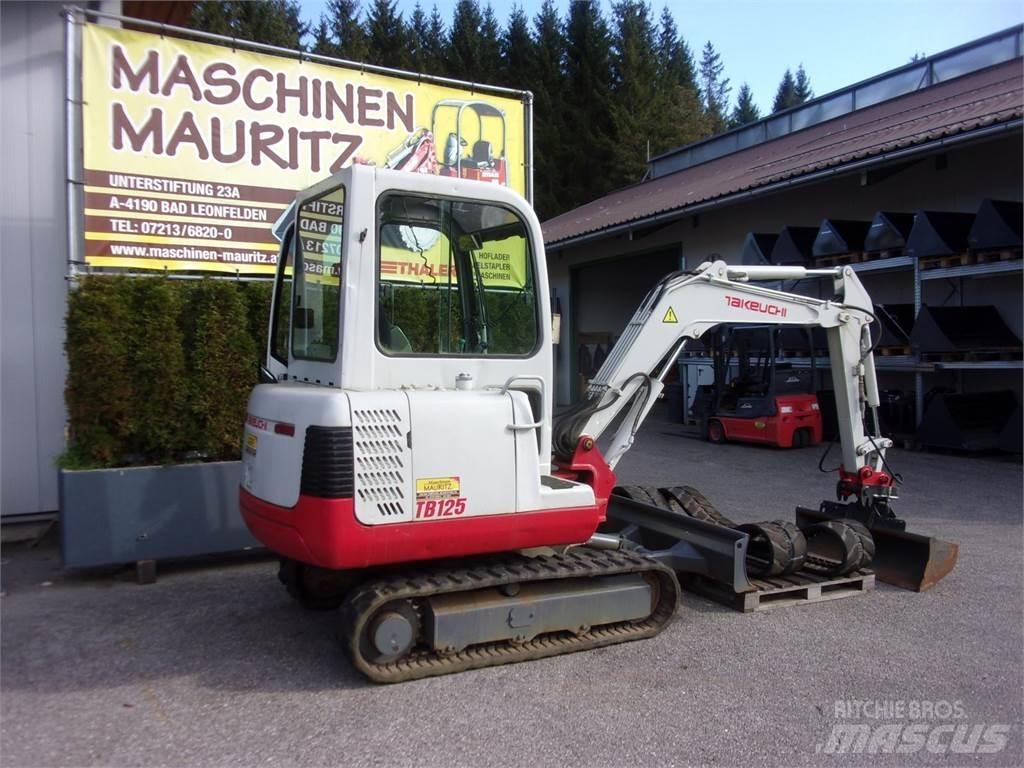 Takeuchi TB125 حفارات صغيرة أقل من 7 طن (حفارات صغيرة)