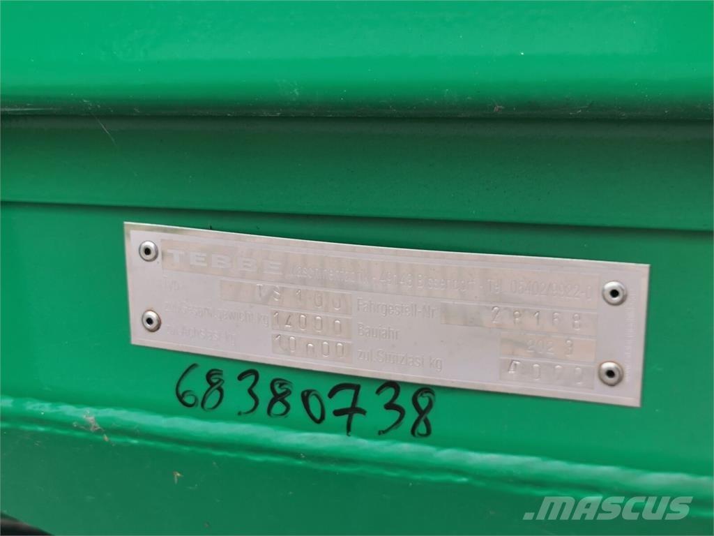 Tebbe TS 100 معدات توزيع السماد العضوي