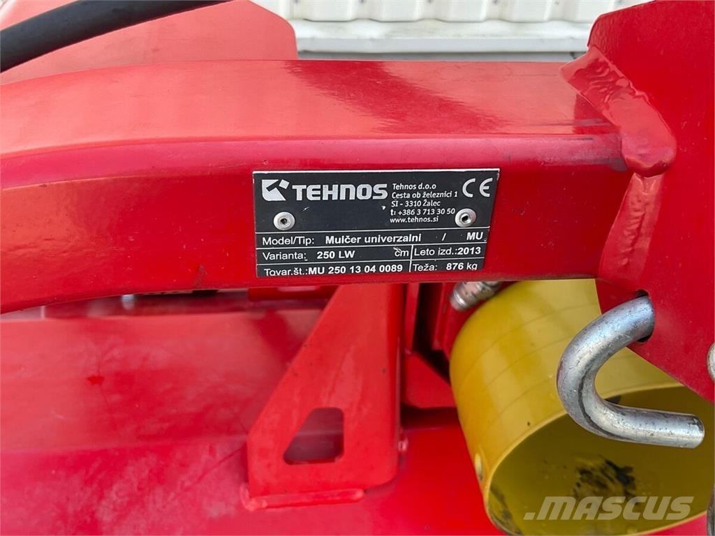 Tehnos MU 250LW جزازات وأغطية المراعي