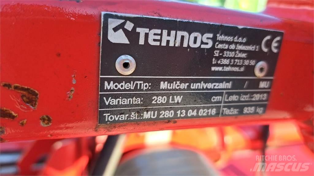 Tehnos MU 280 LW جزازات وأغطية المراعي