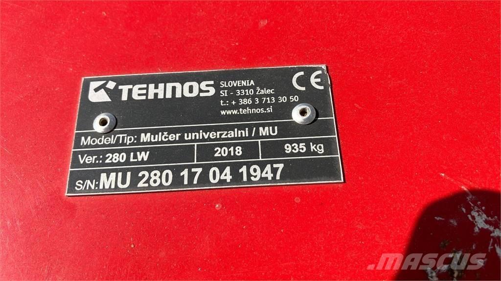 Tehnos MU 280 LW جزازات وأغطية المراعي