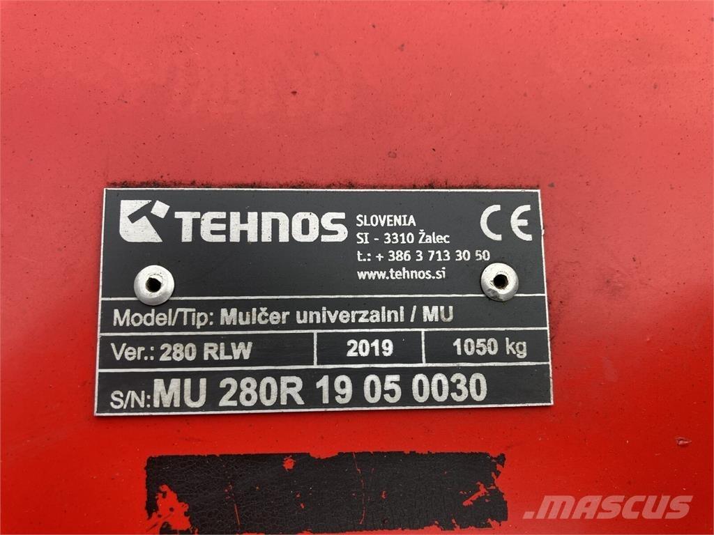 Tehnos MU 280LW جزازات وأغطية المراعي