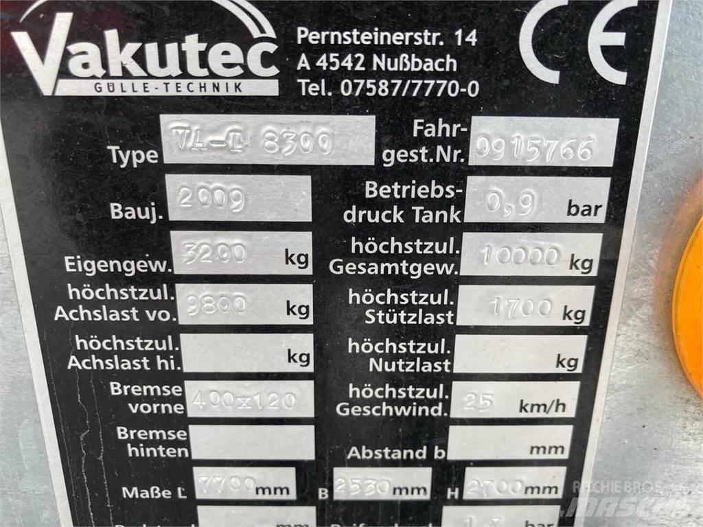  Vakutec VA-T 8300 صهاريج الملاط