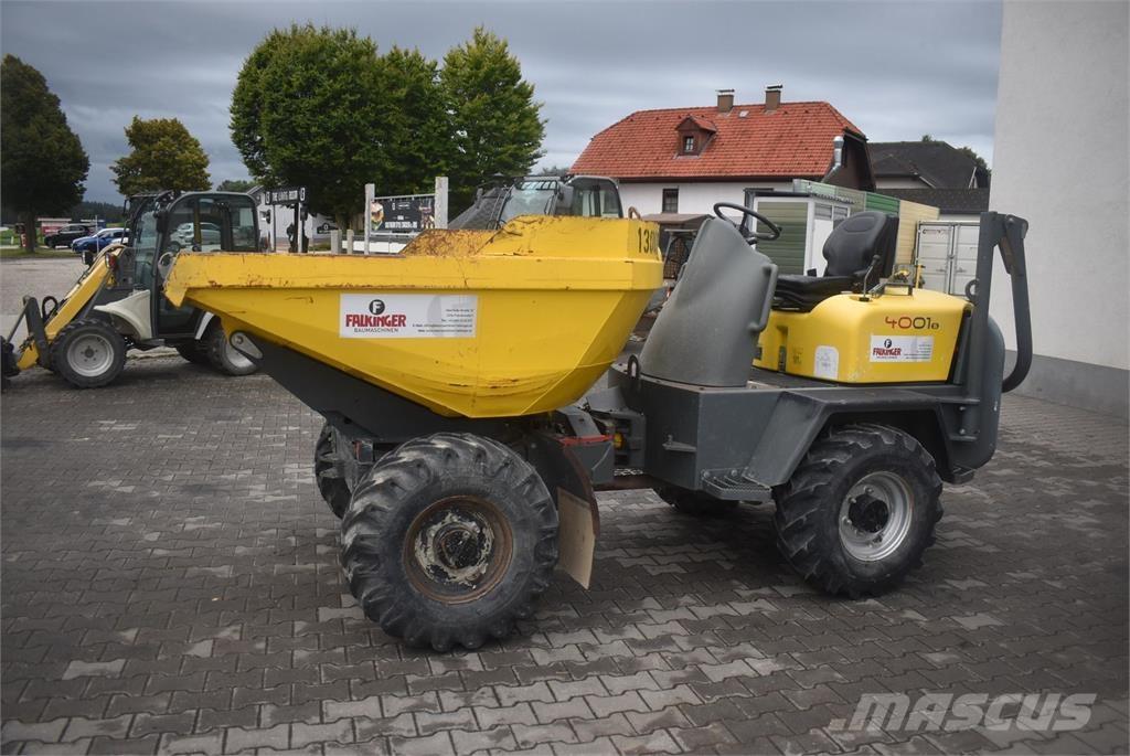 Wacker Neuson 4001s عربات نقل قلابة للمواقع