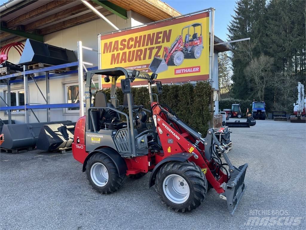 Weidemann 1160 لوادر وحفارات أمامية