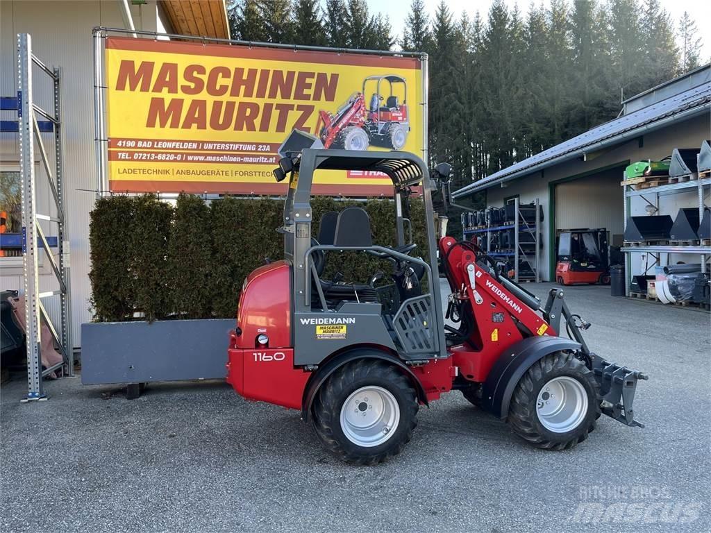 Weidemann 1160 لوادر وحفارات أمامية