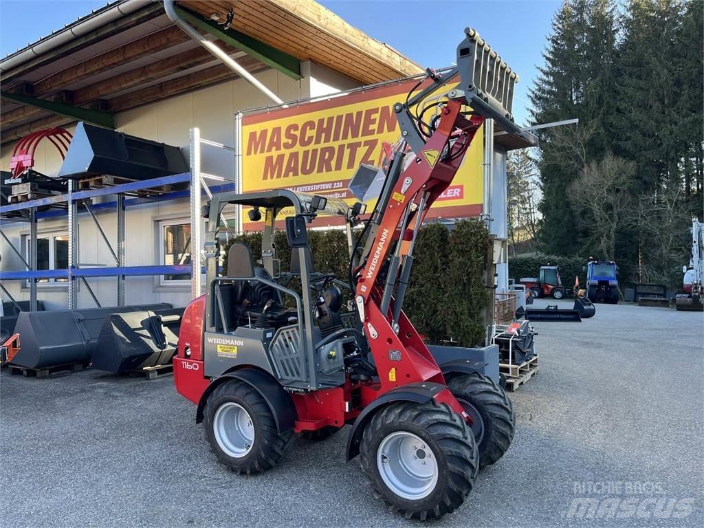 Weidemann 1160 لوادر وحفارات أمامية