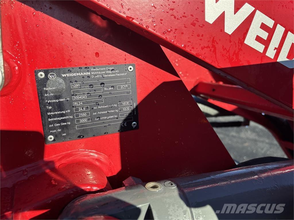 Weidemann 1285 SKA لوادر وحفارات أمامية