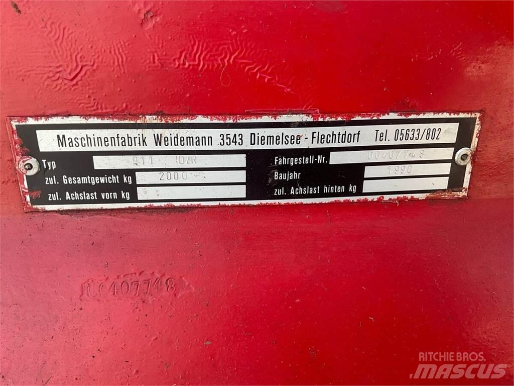 Weidemann 911D/R لوادر وحفارات أمامية
