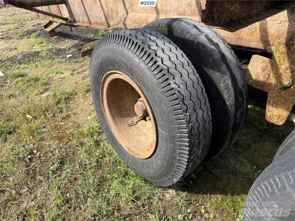  Balkärra boggie مقطورة حبوب