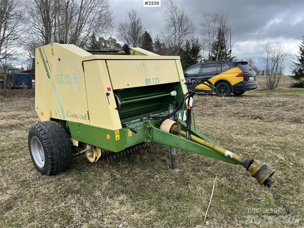 Krone KR 125 معدات أخرى لحصاد العلف