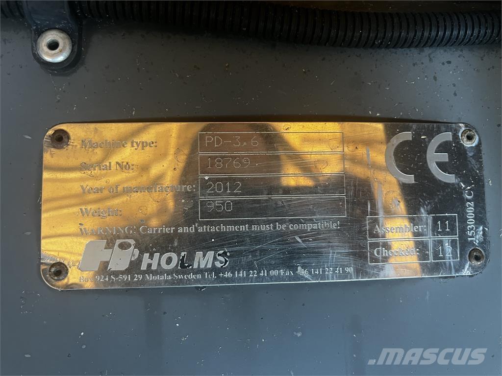 Holms PD 3,6 حراثات ونصول الجليد