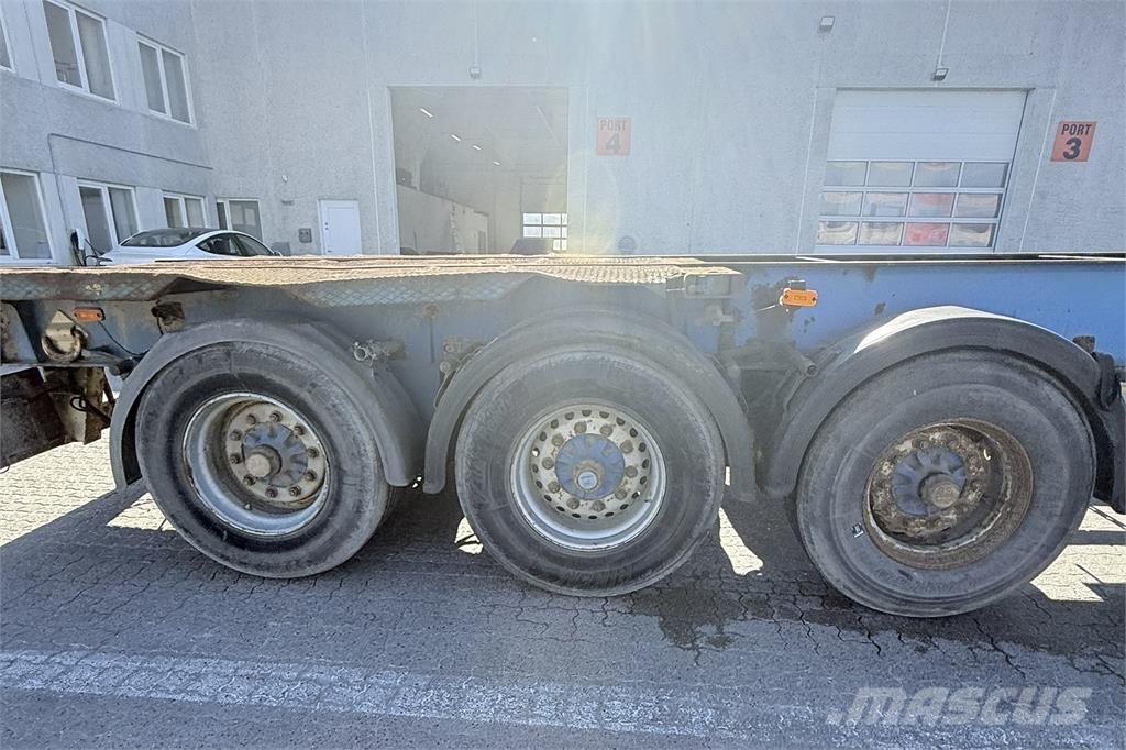 Leci Containerchassis نصف مقطورات حاويات