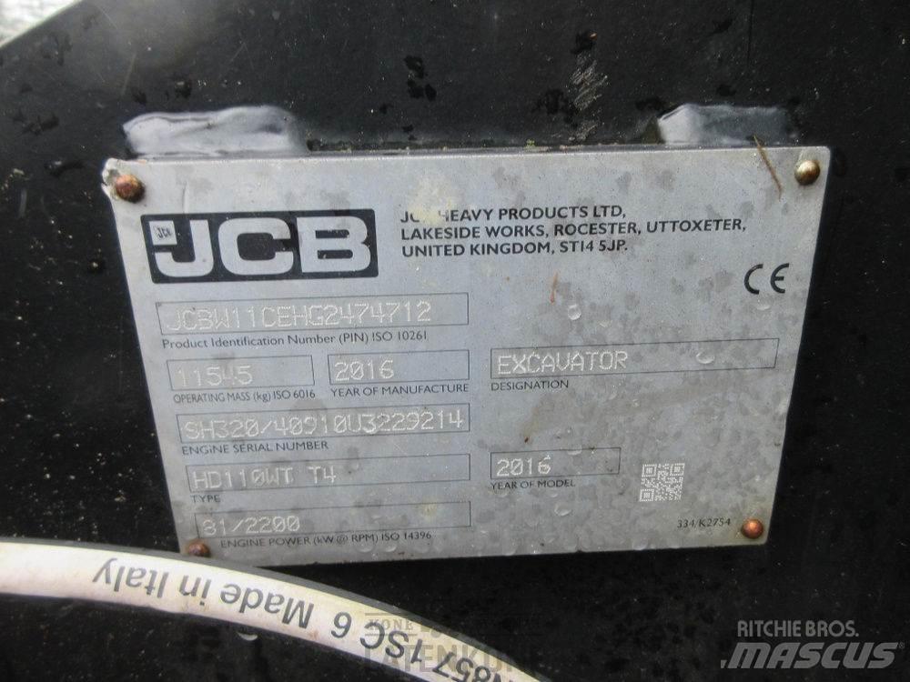 JCB Hydradig HD110W الحفارات البرمائية