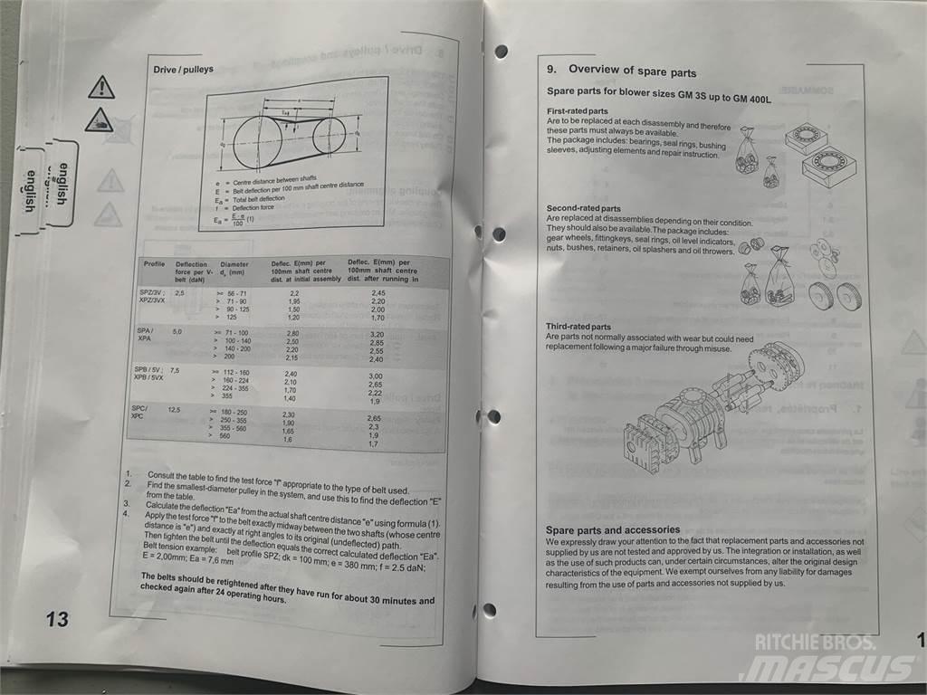 Aerzen GM80L مكونات أخرى