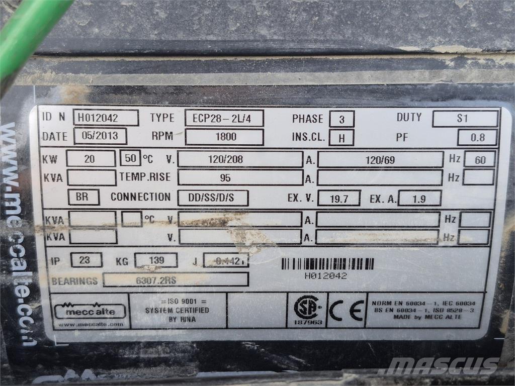 Allmand ELT20 مكونات أخرى