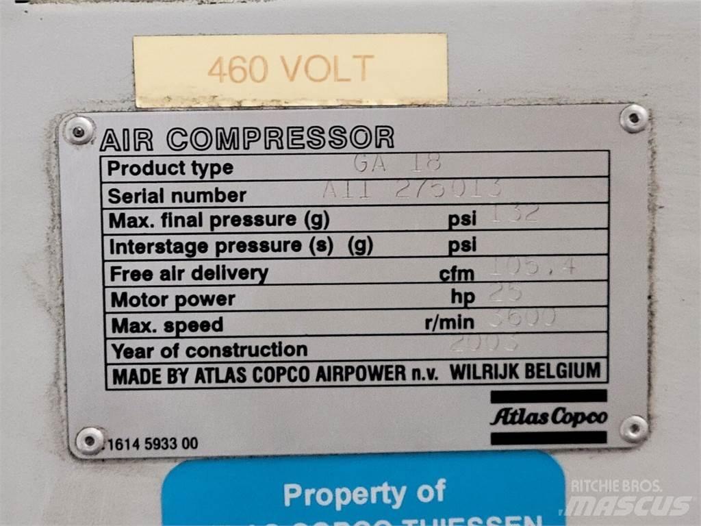 Atlas Copco GA18 مكابس