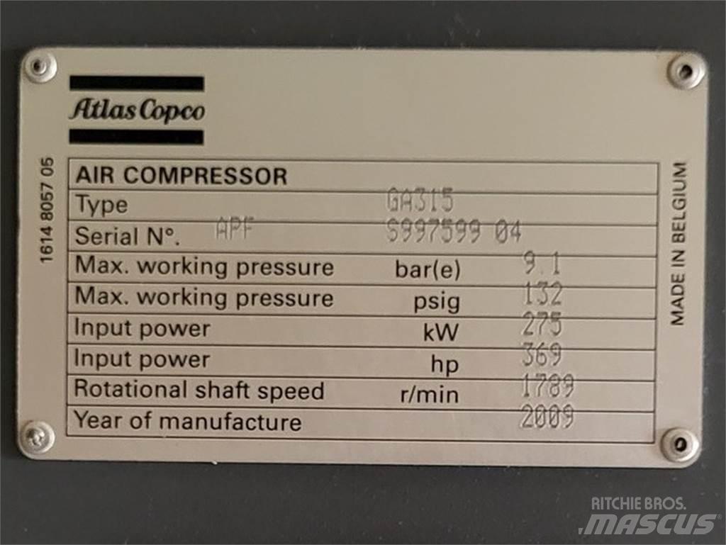 Atlas Copco GA315 مكابس