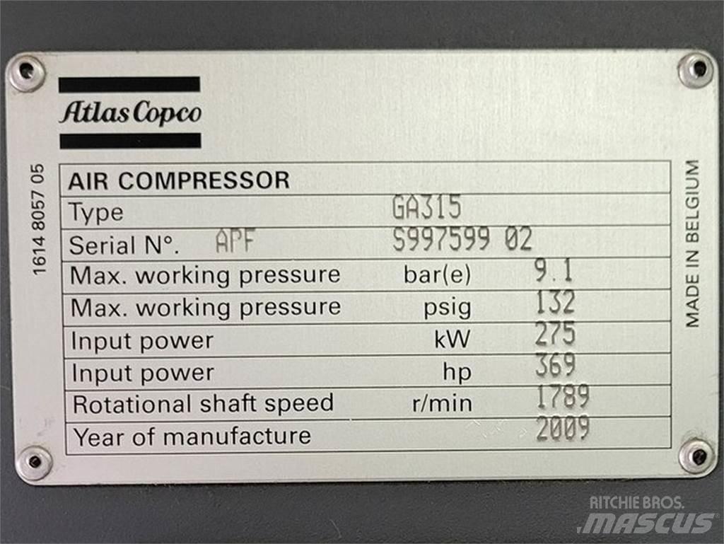 Atlas Copco GA315 مكابس