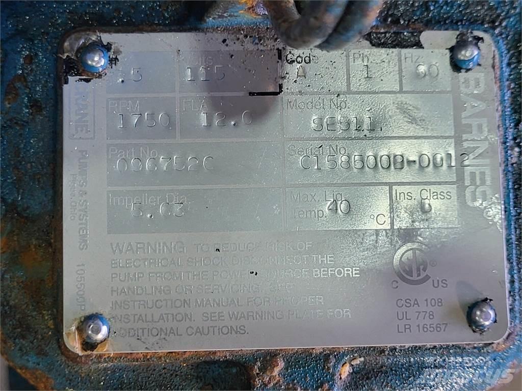  BARNES SE511 مضخات المياه