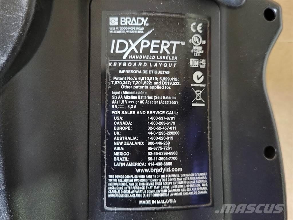 Brady IDXPERT أخرى