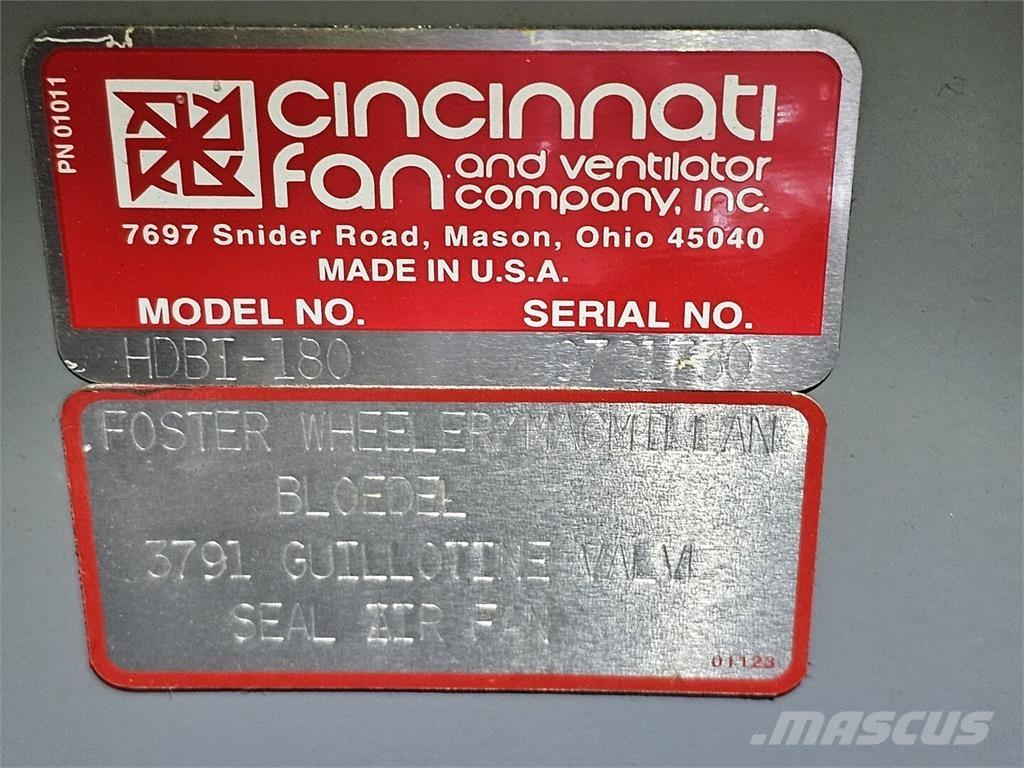  CINCINNATI HDBI-180 مكونات أخرى