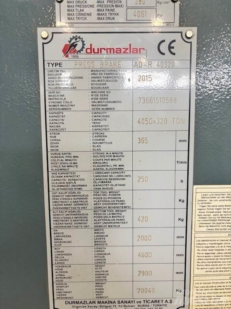 Durma AD-R 40320 أخرى