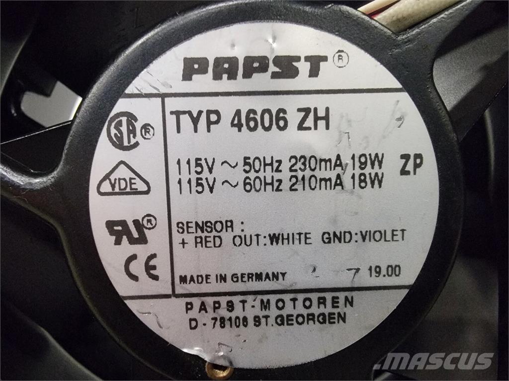  EBM PAPST 4606 ZH مكونات أخرى