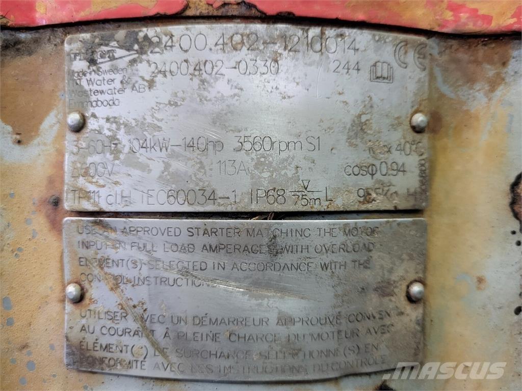 Flygt 2400.402 مضخات المياه