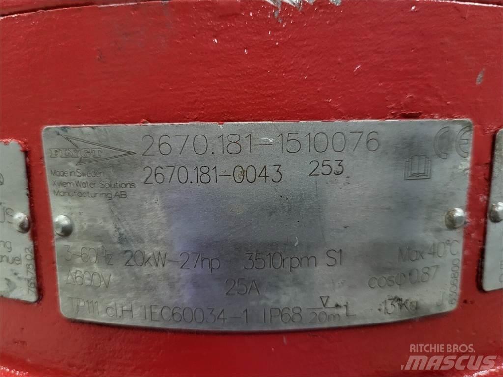 Flygt 2670.181-0043 مضخات المياه