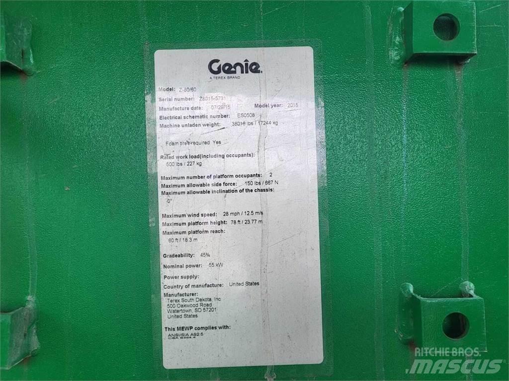 Genie Z-80/60 رافعات سلة مفصلية