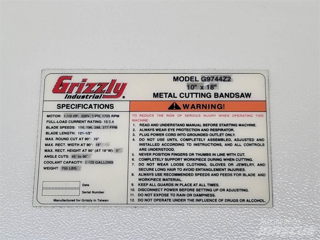 Grizzly G9744Z2 أخرى