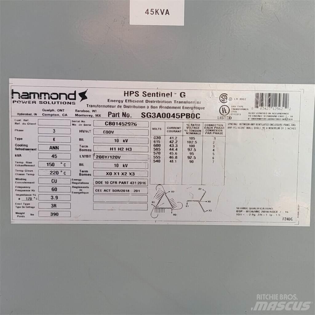  HAMMOND SG3A0045PB0C أخرى