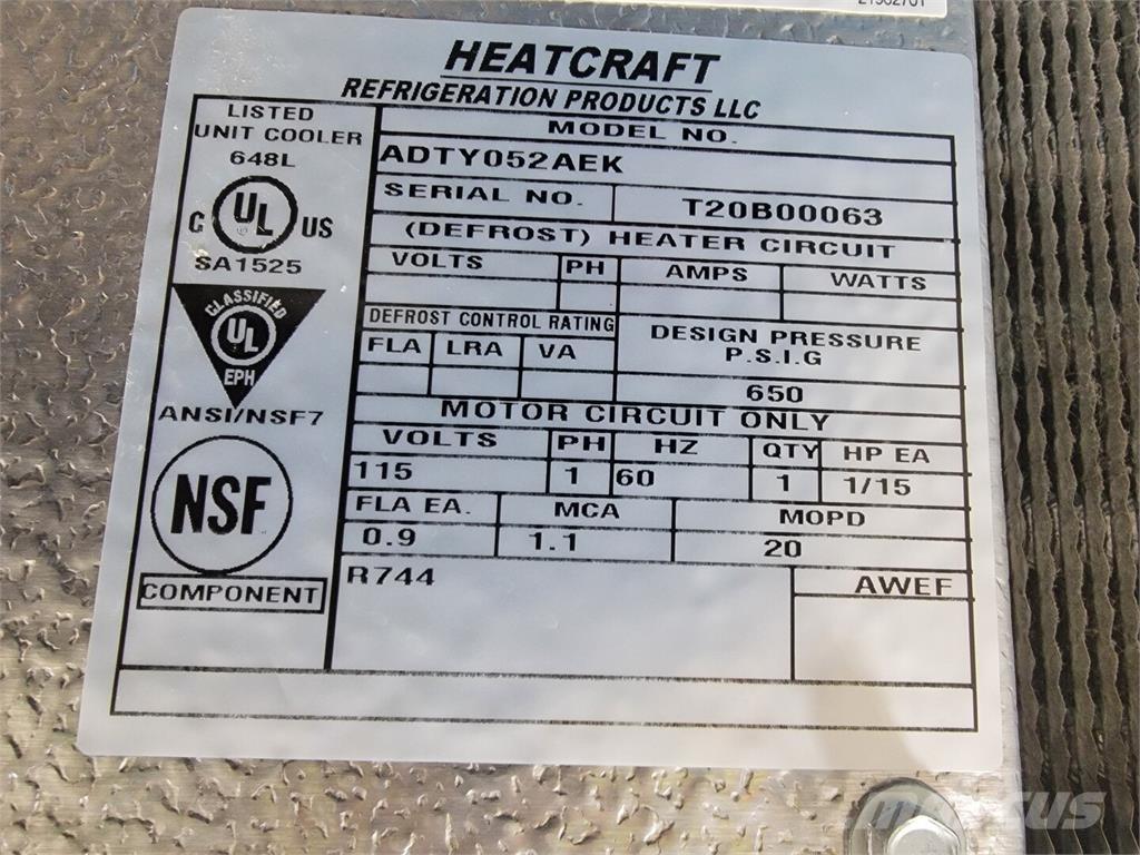  HEATCRAFT ADTY052AEK معدات التسخين والإذابة