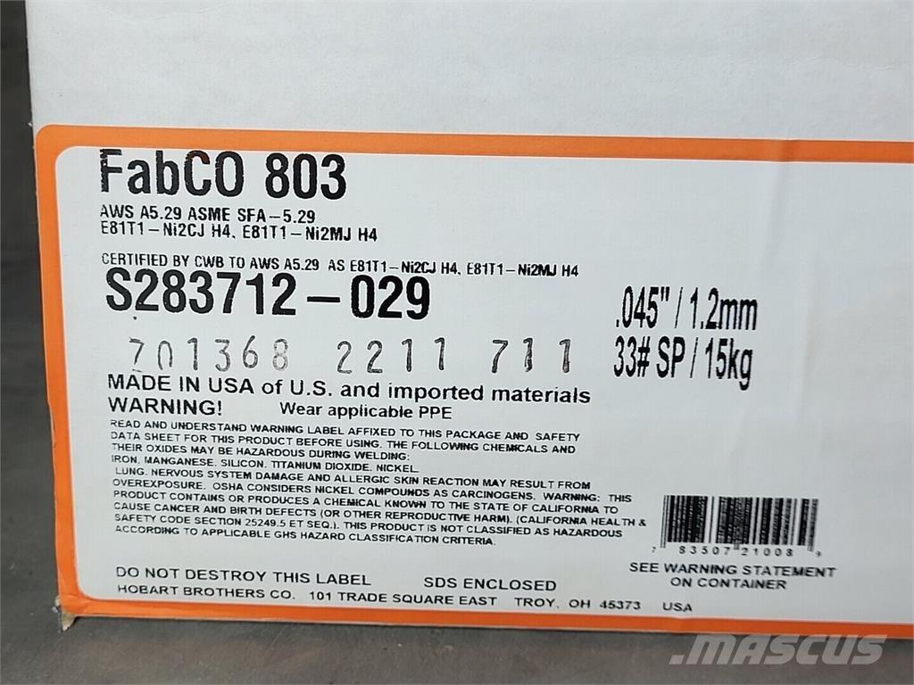 Hobart S283712-029 ماكينات لحام