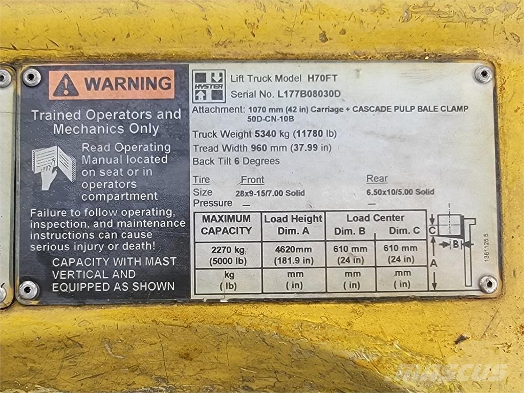 Hyster H70FT أخرى