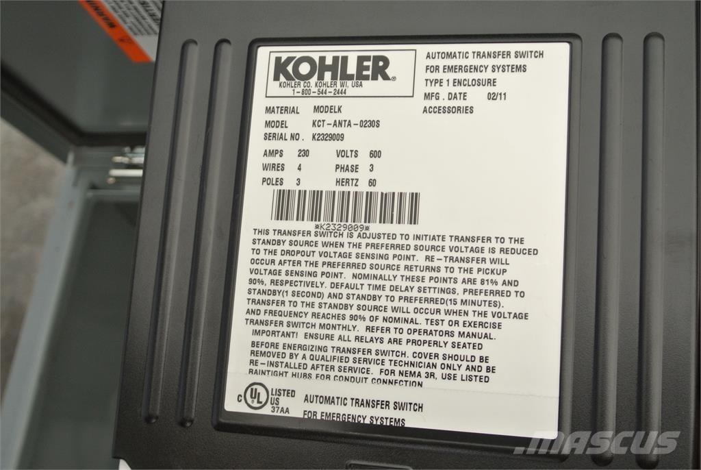 Kohler KCT-ANTA-2030S أخرى