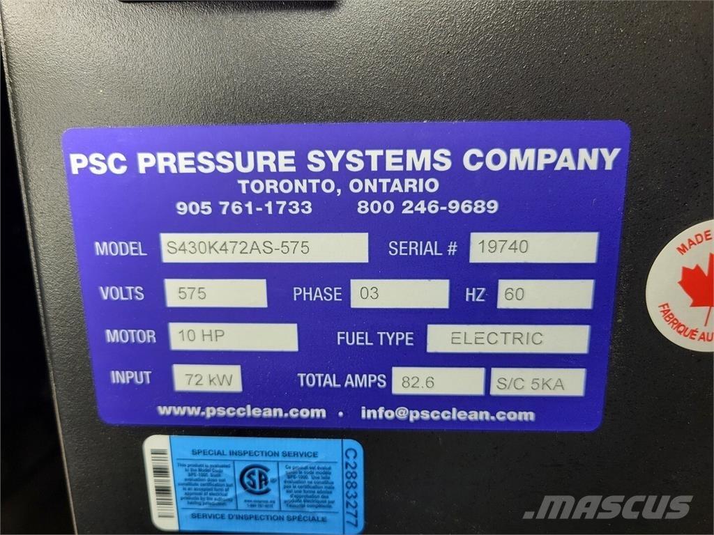  PSC S430K472AS-575 معدات الغسل بالضغط الخفيف