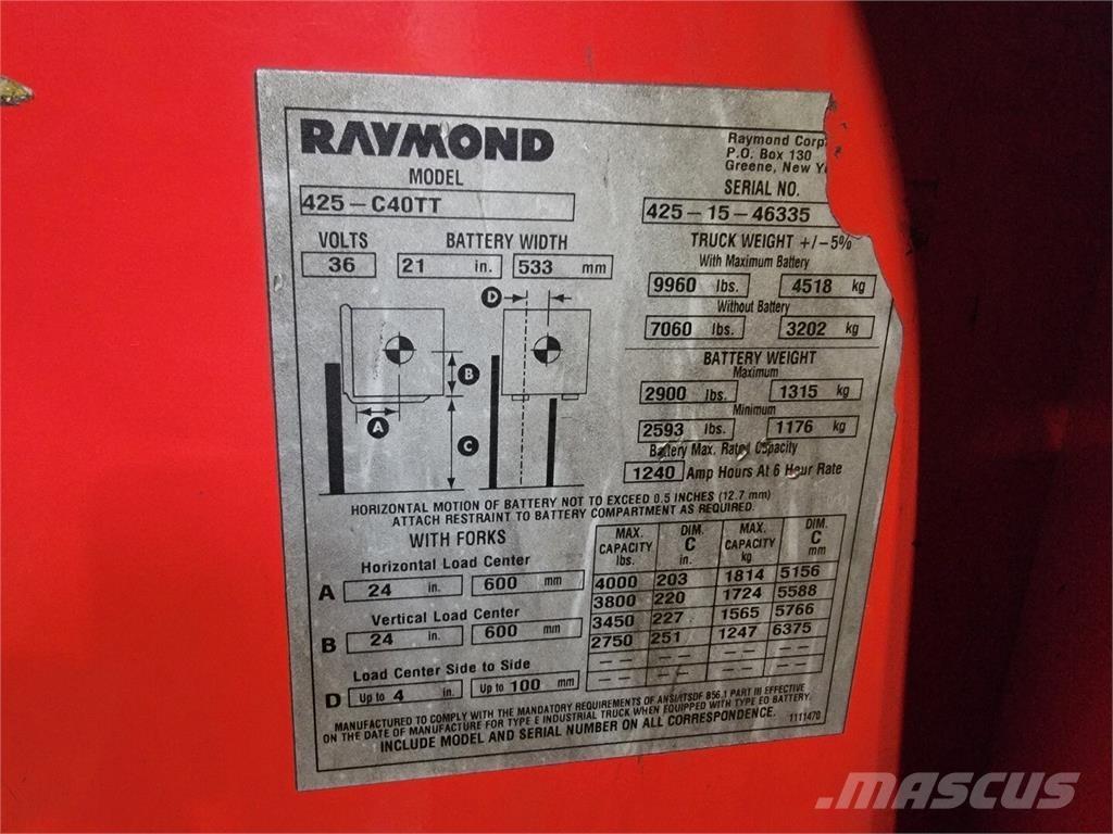 Raymond 425-C40TT أخرى