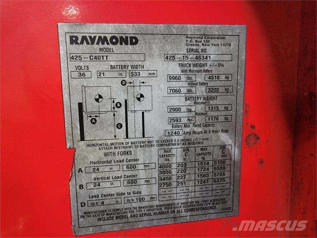 Raymond 425-C40TT أخرى