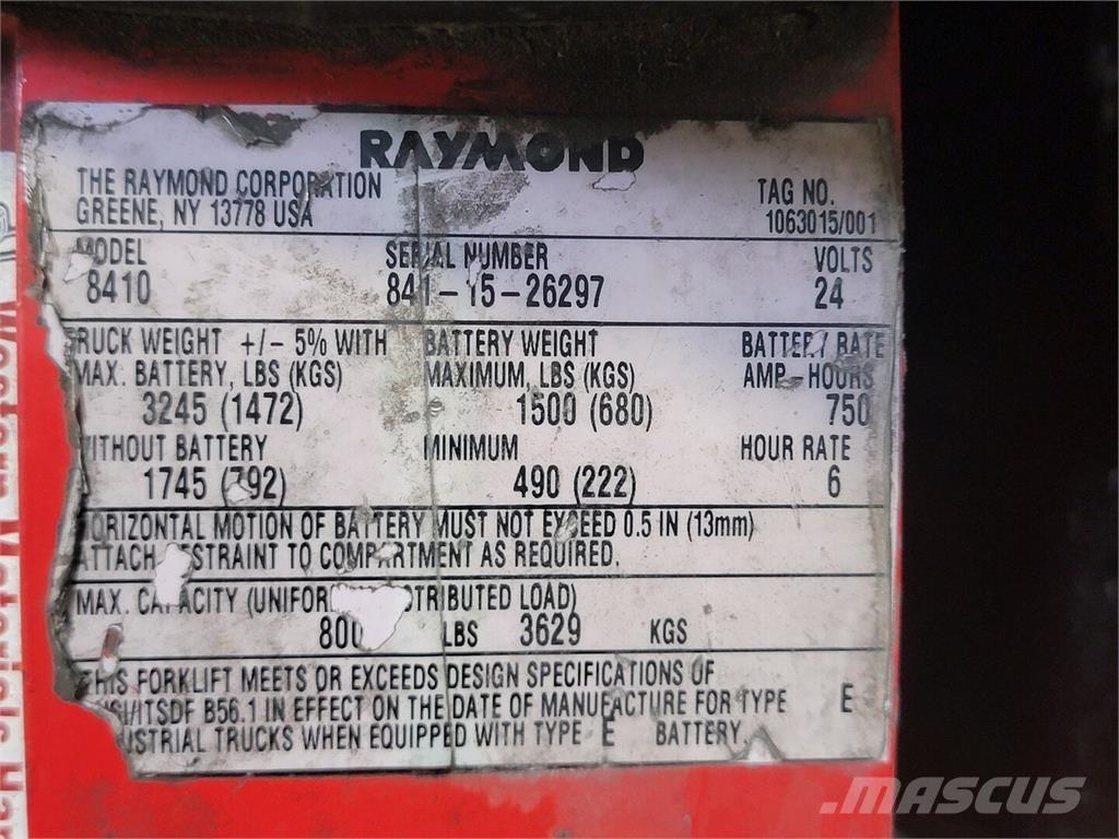 Raymond 8410 أخرى
