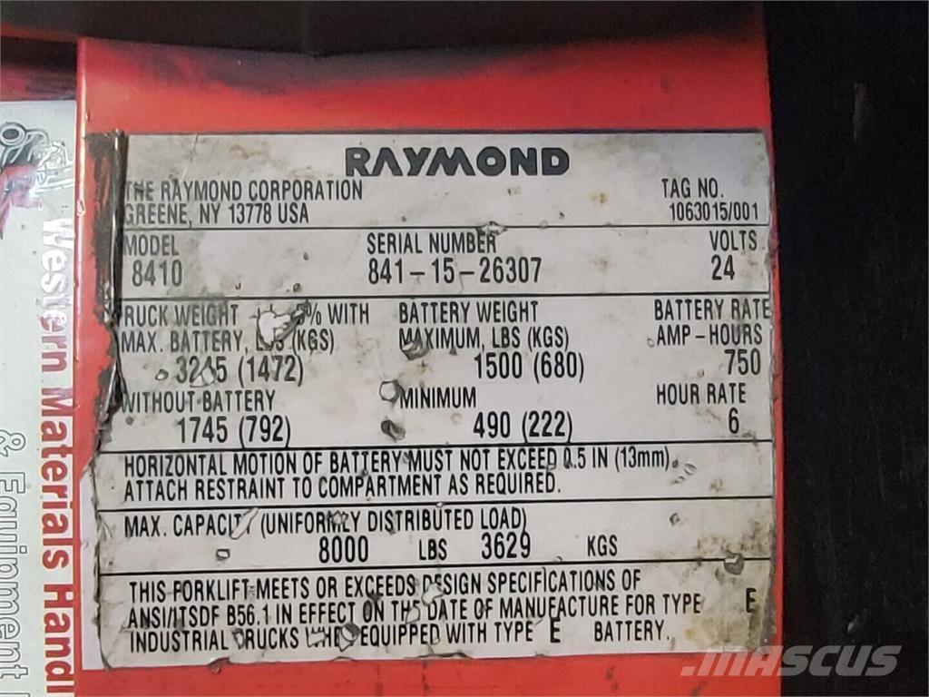 Raymond 8410 أخرى