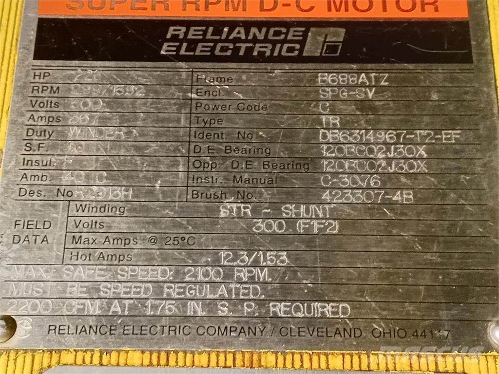  RELIANCE ELECTRIC محركات صناعية