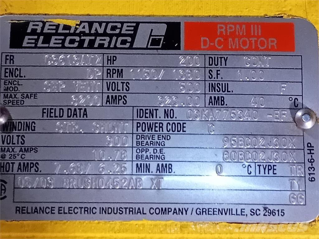  RELIANCE ELECTRIC محركات صناعية
